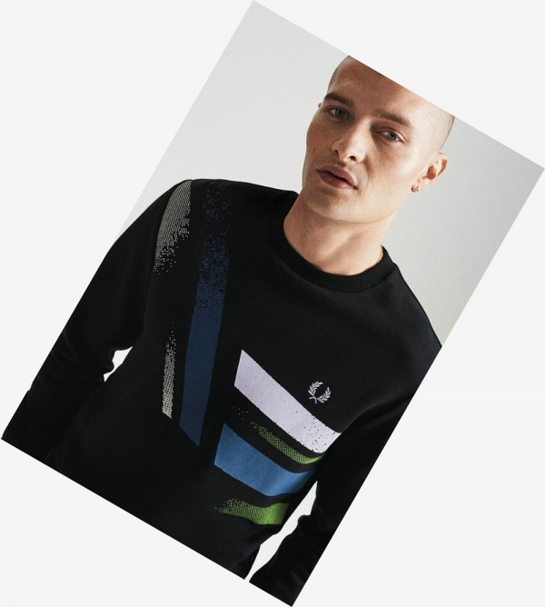 Fred perry graphic sweatshirt hot sale